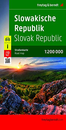 Slowakische Republik, Autokarte 1:200.000 von Freytag + Berndt